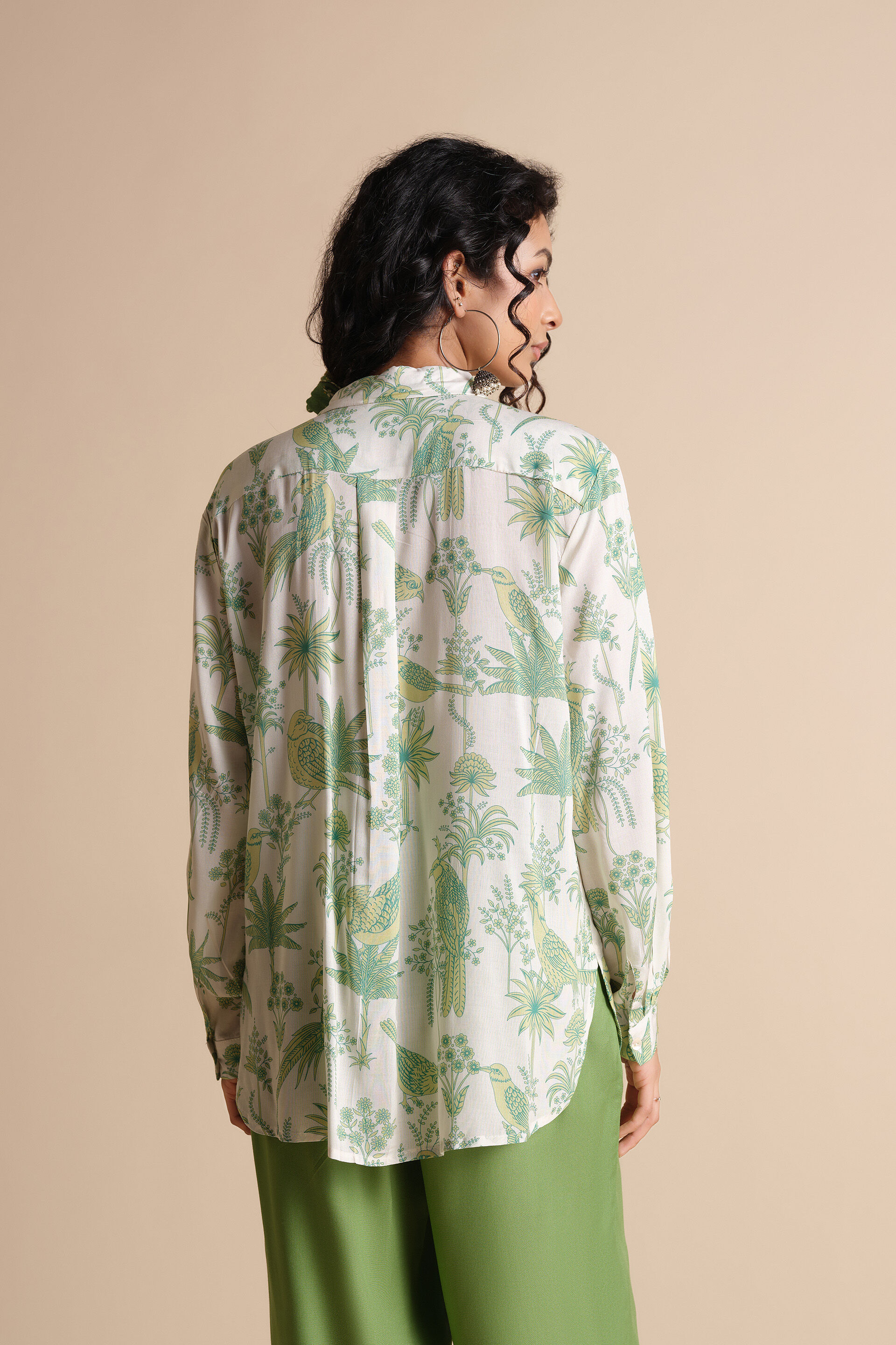 Hara Bhara Shirt, Off White, image 4